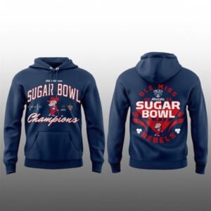 1 Ole Miss Rebels 2026 Allstate Sugar Bowl Champions Hoodie