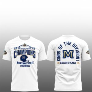 7 Montana State Kings Of The Division Champions 2025 Shirt