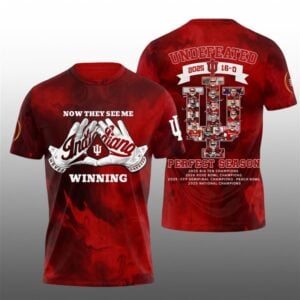 5 Indiana Hoosiers Now They See Me Winning Undefeated Perfect Season Shirt