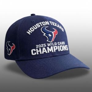 Houston Texans 2025 Wild Card Champions Hat 1