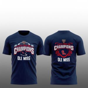1 2026 Allstate Sugar Bowl Champions Ole Miss Shirt