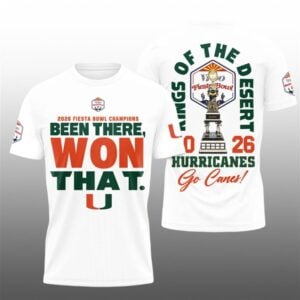 5 Hurricanes Football 2026 Fiesta Bowl Champions Won That Shirt