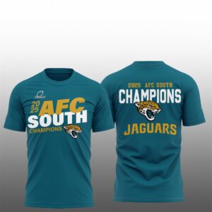 4 Jaguars 2025 AFC South Champions Shirt