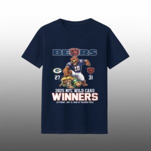 Bears 2025 NFC Wild Card Winners Shirt 1