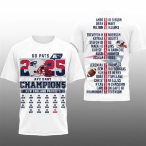Patriots 2026 SB LX AFC East Champions Shirt 1