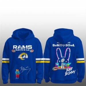 LA Rams x Bad Bunny Benito Bowl 2026 Hoodie 1