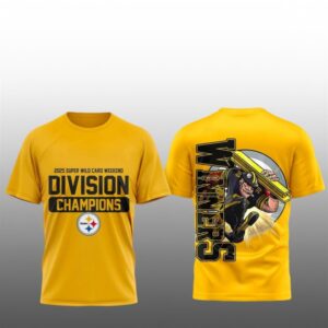 Steelers 2025 Super Wild Card Weekend Division Champions Shirt 1 1