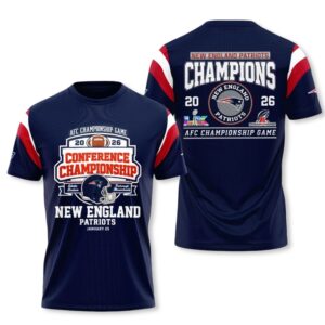 2026 Patriots AFC Champioship Game Conference Championship SB LX Shirt