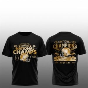 9 2026 IU Football National Champions Champs 1 Time Shirt