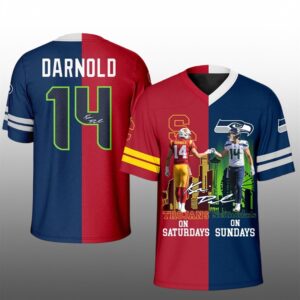 Darnold Trojans On Saturday Seahawks On Sundays Jersey 1