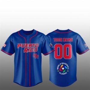 1 Puerto Rico 2026 World Baseball Classic Jersey