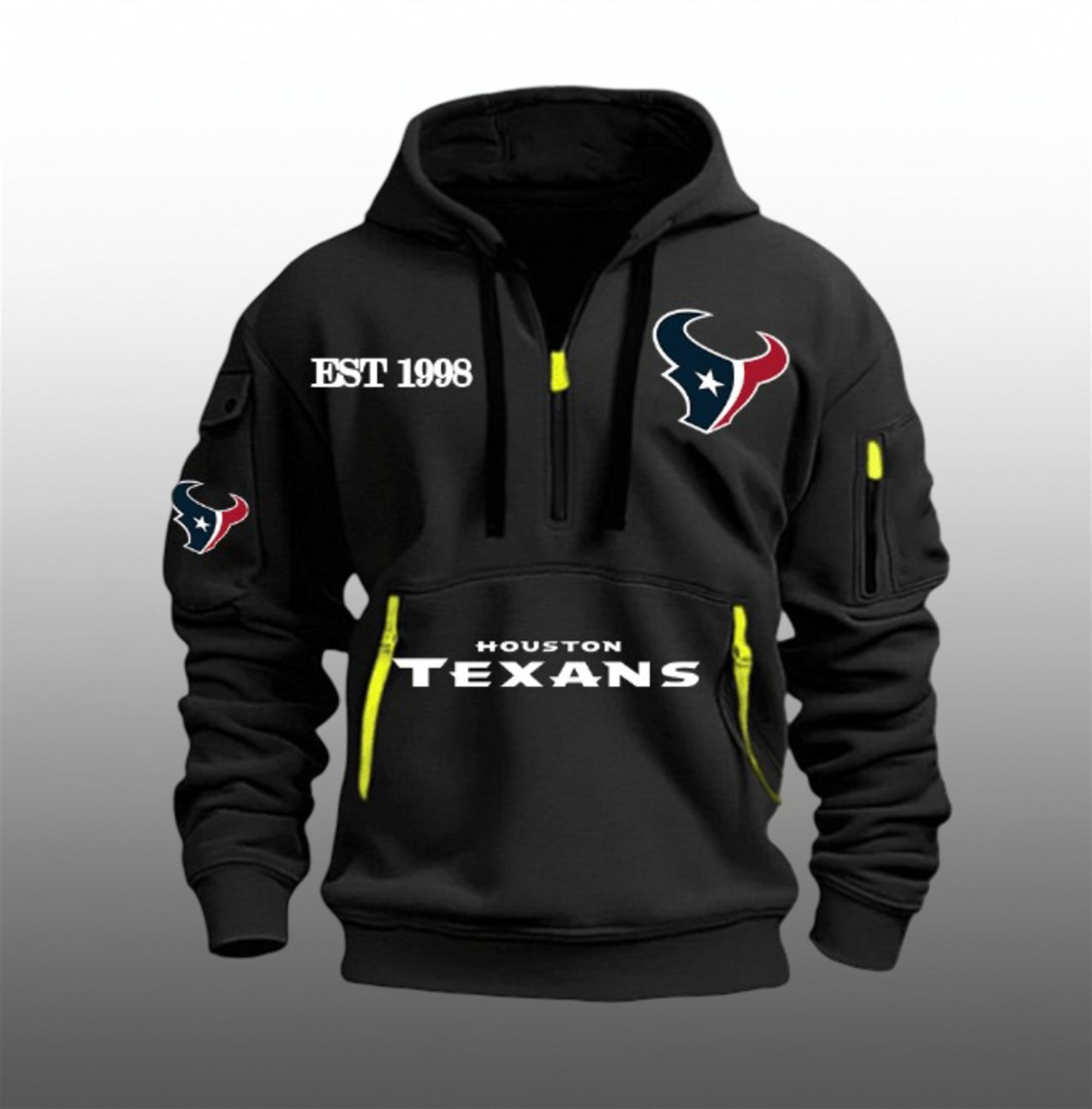 Texans EST 1998 Quarter Zip Hoodie 1
