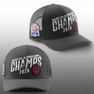 0 Hoosiers Chick fil A Peach Bowl Champs 2026 Hat