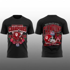 8 Hoosiers 2026 Peach Bowl Champions Shirt