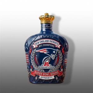Patriots AFC Champions Super Bowl Bound Dynasty Whiskey Bottle 1