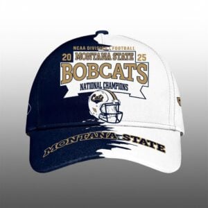0 Montana State Division I Football 2025 National Champions Cap 1
