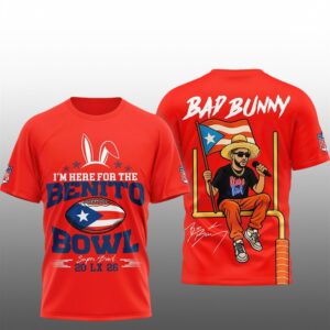 Bad Bunny Im Here For The Benito Bowl 2026 Shirt 1