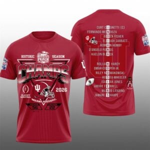 11 Hoosiers Football Historic Season Champs 2026 Shirt