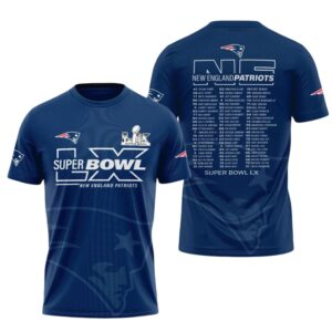 19 2026 NE Patriots SB LX Champions Shirt