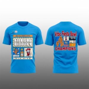 3 Ole Miss 2026 Vrbo Fiesta Bowl Champion Shirt