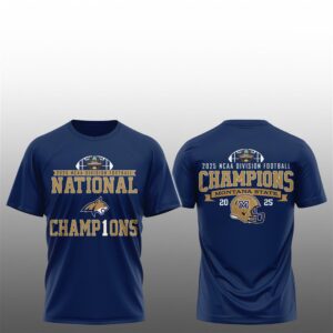 1 2025 Division Football National Champions Montana State Shirt