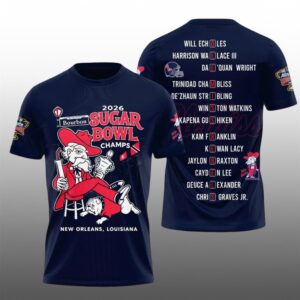 27 Ole Miss Football 2026 Sugar Bowl Champs Shirt