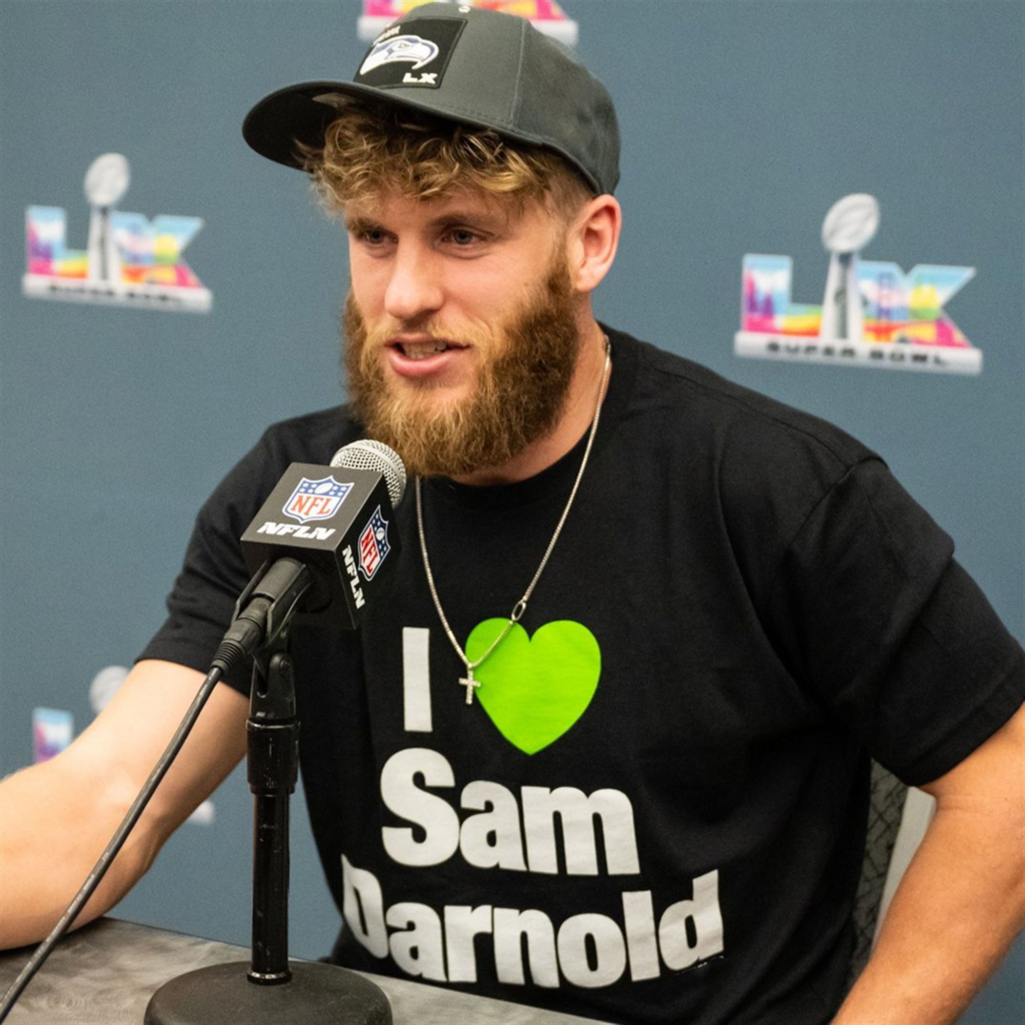 0 2026 Seahawks I Love Sam Darnold Shirt 4