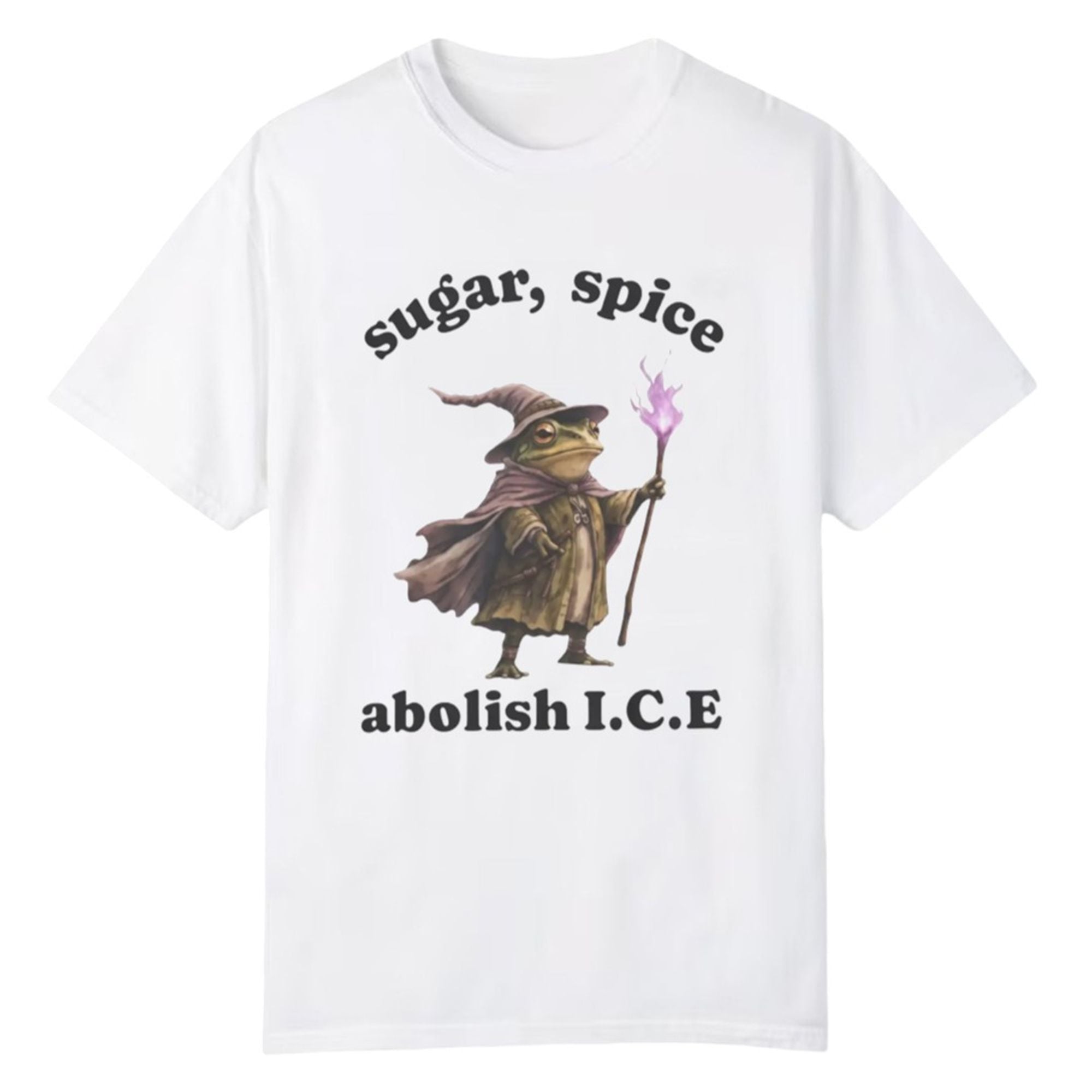 2026 Wizard Frog Sugar Spice Abolish ICE Shirt 1 0 2026 Wizard Frog Sugar Spice Abolish ICE Shirt