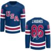 0 Jack Hughes USA Hockey Jersey