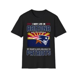 0 2026 I May Live In Virginia But On Gameday My Heart Soul Belongs To NE Patriots Shirt 2 0