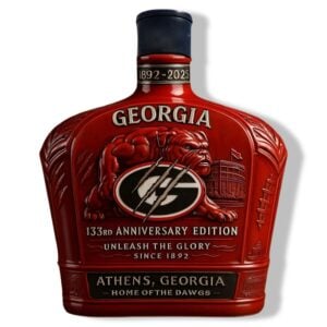 Bulldogs 133rd Anniversary Unleash The Glory Since 1892 Whiskey Bottle 1