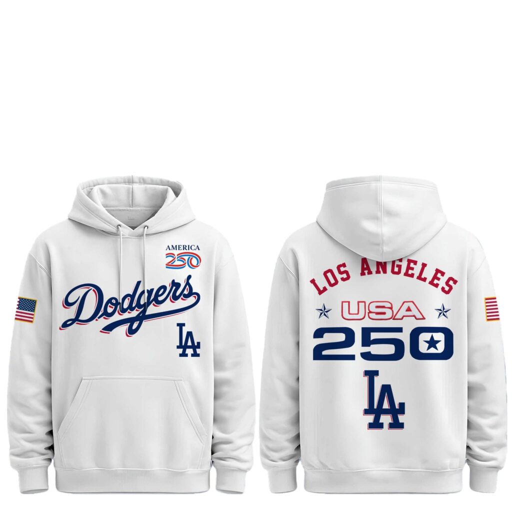2026 LA Dodgers Celebration USA 250 Anniversary Hoodie 1 1 2026 LA Dodgers Celebration USA 250 Anniversary Hoodie