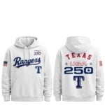 2026 Rangers Celebration USA 250 Anniversary Hoodie