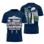 Seattle Seahawks 2025 Super Bowl LX Champions Shirt