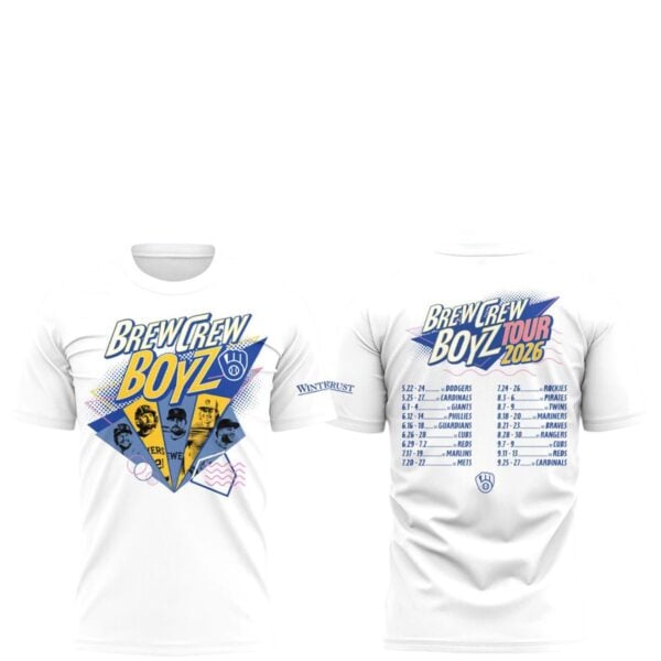 2 2026 Brewers Boy Band Night Shirt Giveaway