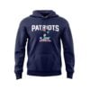 2 New England Patriots 2026 Super Bowl LX Hoodie
