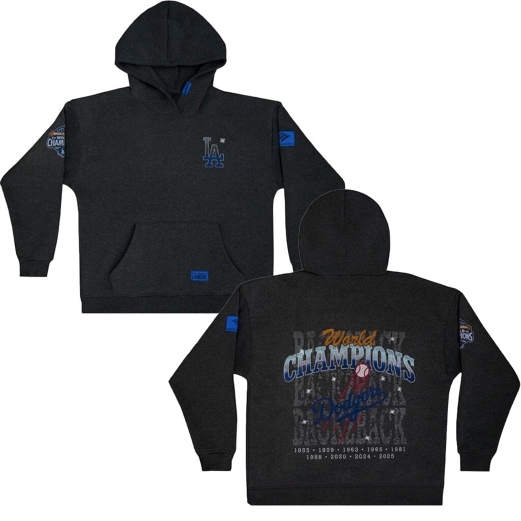 2026 LA Dodgers Back to Back World Champions Hoodie Giveaway 9 2026 LA Dodgers Back to Back World Champions Hoodie Giveaway 0