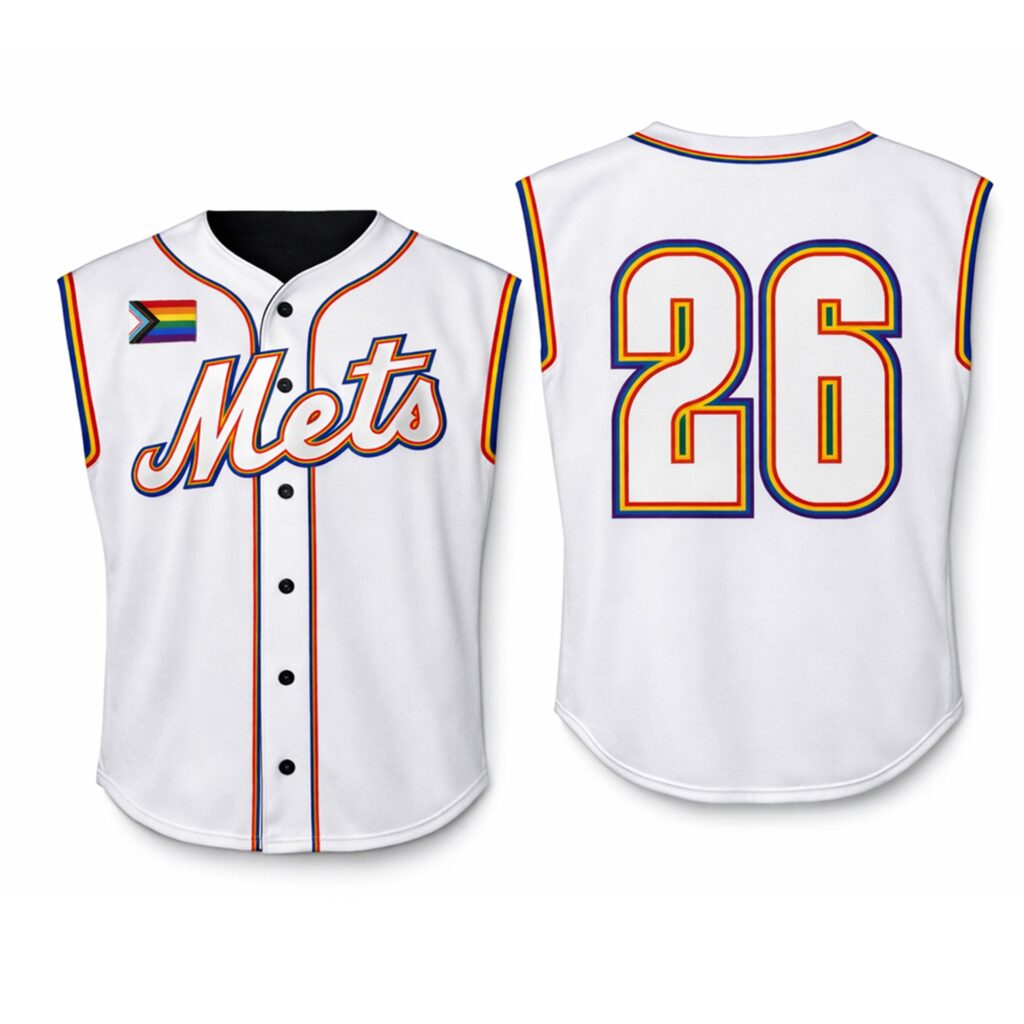 2026 NY Mets Pride Sleeveless Jersey Giveaway