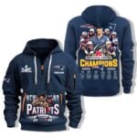 2026 Patriots AFC Champions SBLX Quarter Zip Hoodie