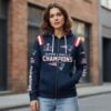 2026 Patriots Super Bowl LX Champions Zip Hoodie 3