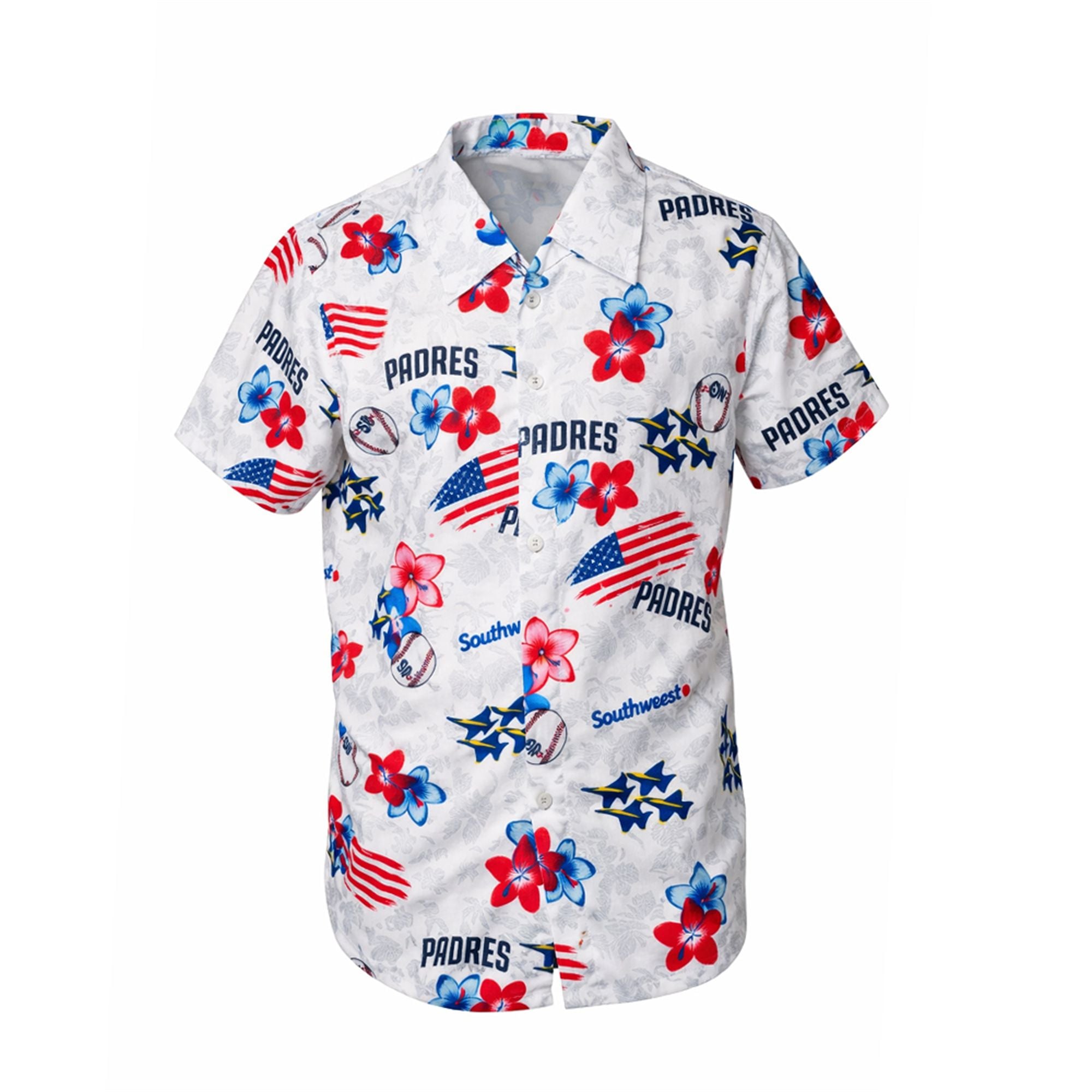2026 SD Padres Patriotic Aloha Shirt Giveaway 1 2026 SD Padres Patriotic Aloha Shirt Giveaway 1