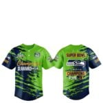 2026 Seahawks Champions Two Time Super Bowl LX Jersey
