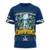 2026 Seahawks Super Bowl Champions Signature Shirt 1