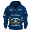 2026 Seahawks Super Bowls Champions Quarter Zip Hoodie (1)