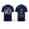 3 Patriots Super Bowl LX Champions 2026 Shirt