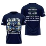 Seattle Seahawks 2x Super Bowl Champions 2025 Shirt