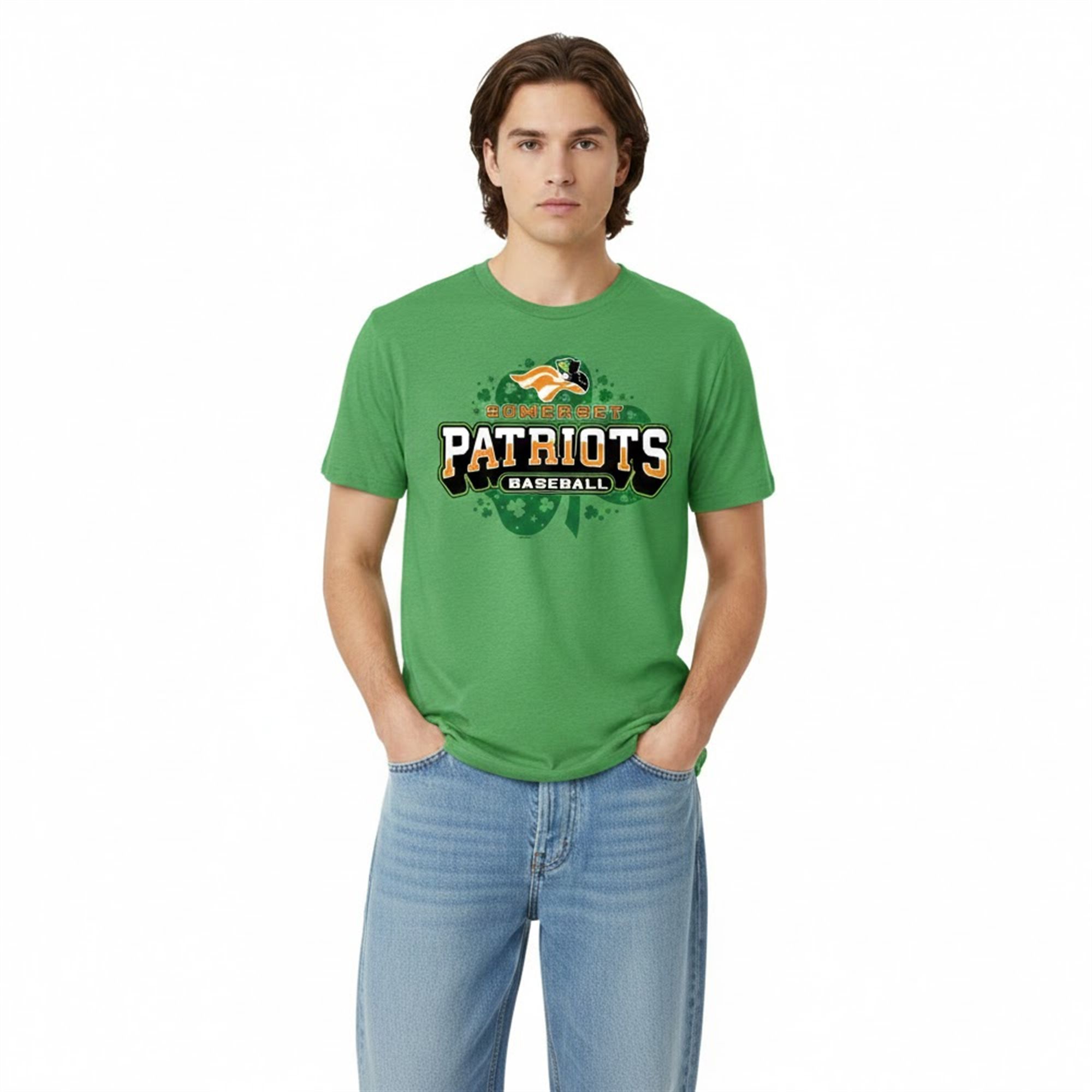 2026 Somerset Patriots Baseball Shamrock St Patrick's Day Shirt 3 5 2026 Somerset Patriots Baseball Shamrock St Patricks Day Shirt