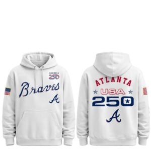 1 2026 Braves Celebration USA 250 Anniversary Hoodie