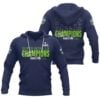 7 2026 Seahawks Super Bowl LX Champions Emerald City Hoodie