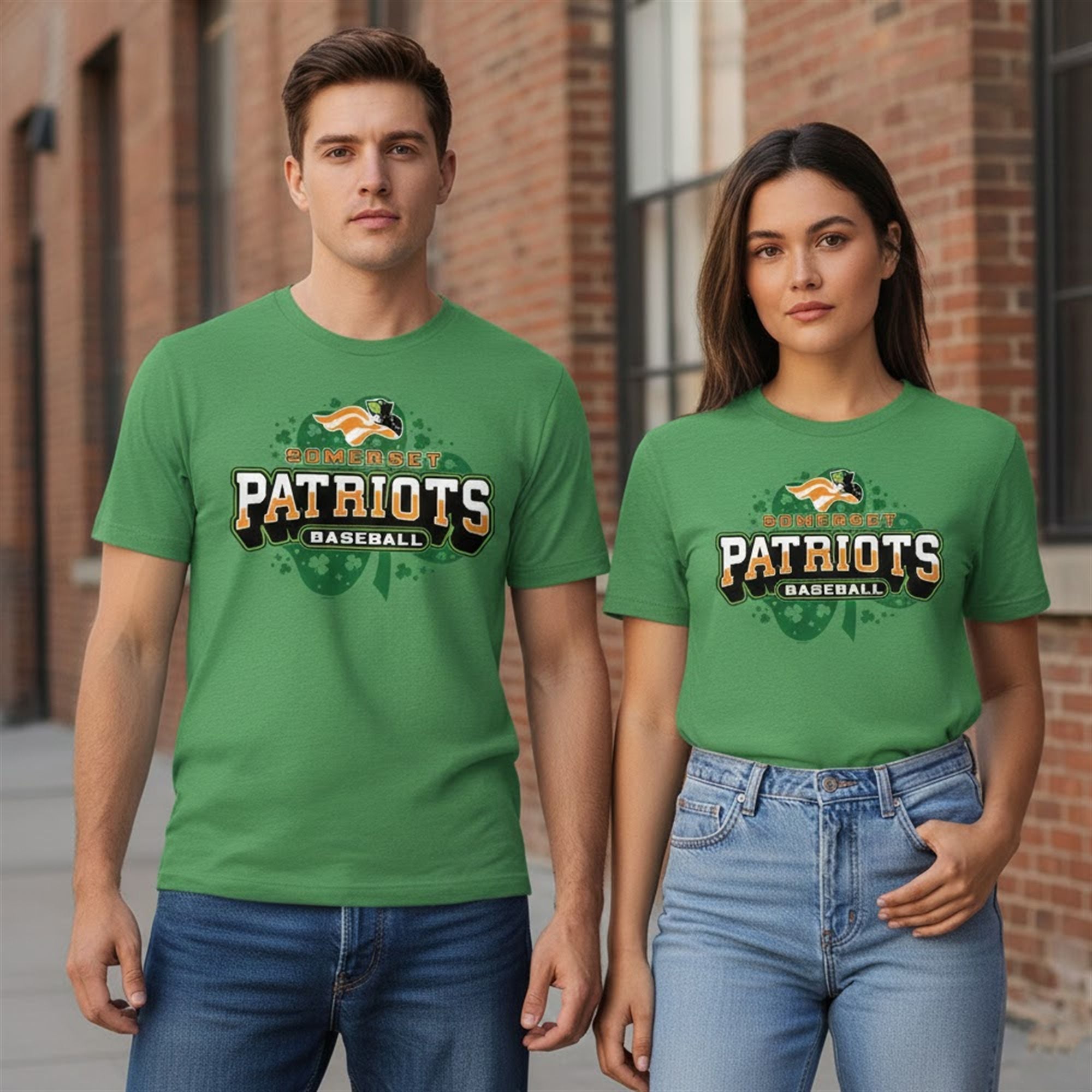 2026 Somerset Patriots Baseball Shamrock St Patrick's Day Shirt 2026 Somerset Patriots Baseball Shamrock St Patrick's Day Shirt